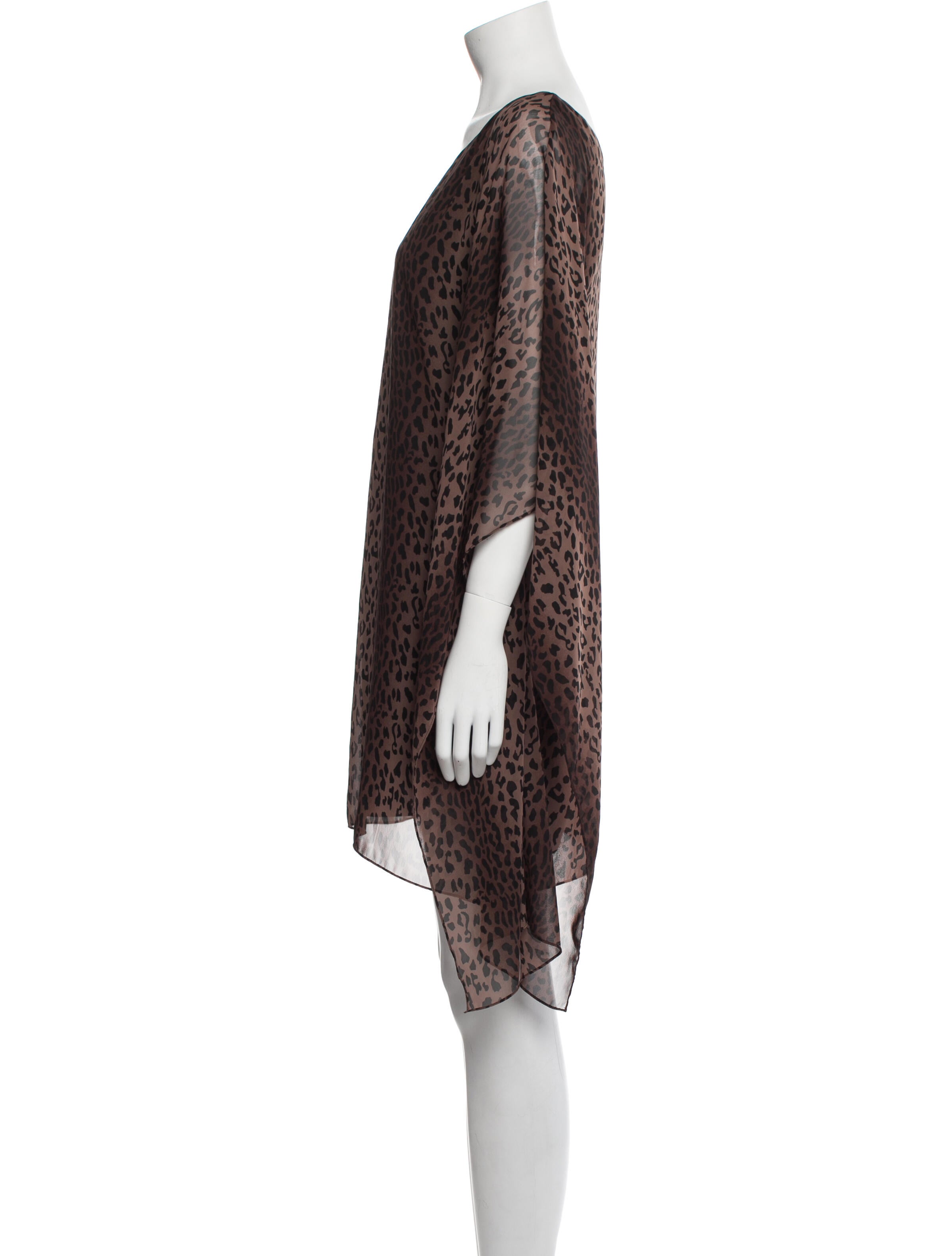Jay Godfrey Animal Print Mini Dress