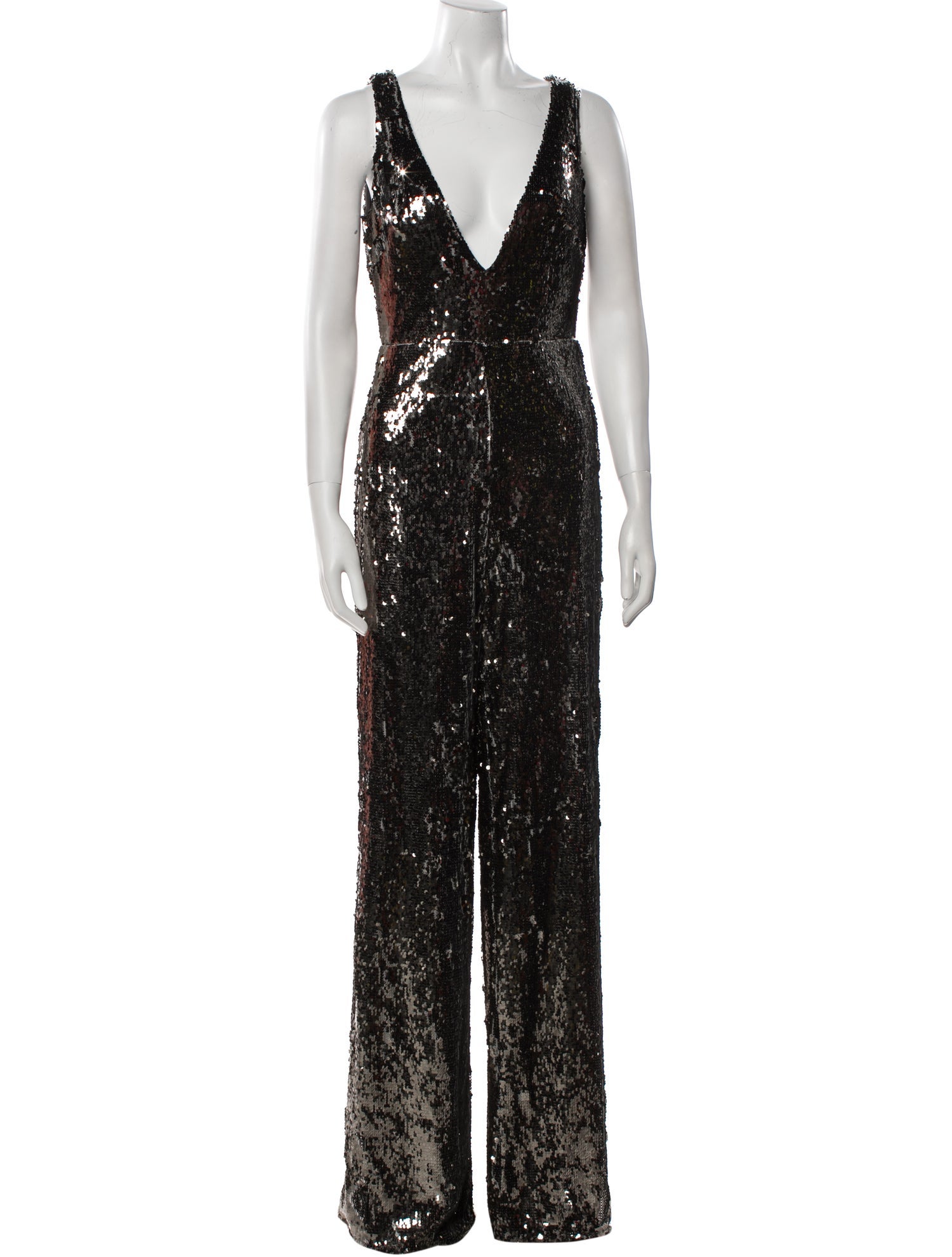 Jay Godfrey Plunge Neckline Jumpsuit
