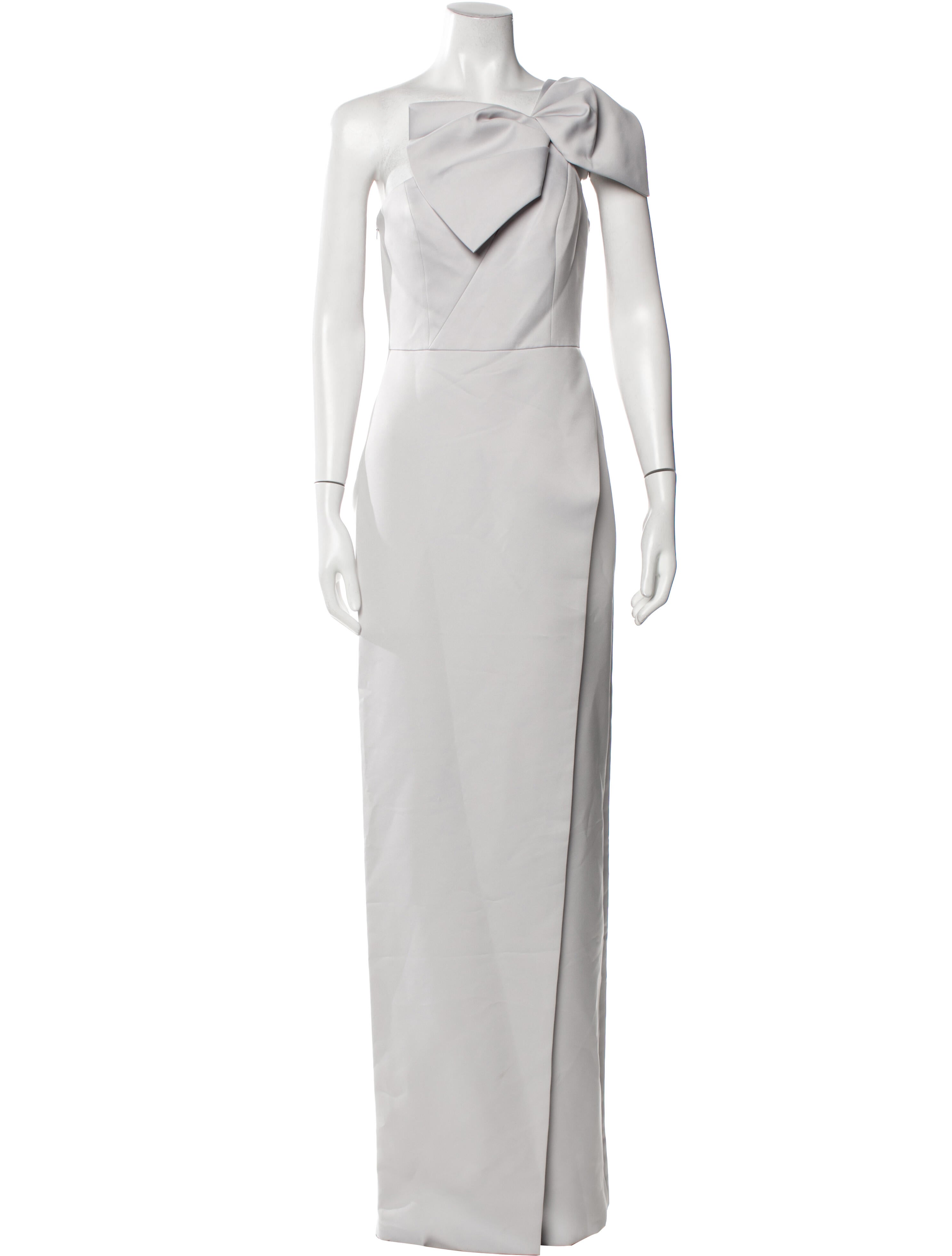 Jay Godfrey One-Shoulder Long Dress w/ Tags