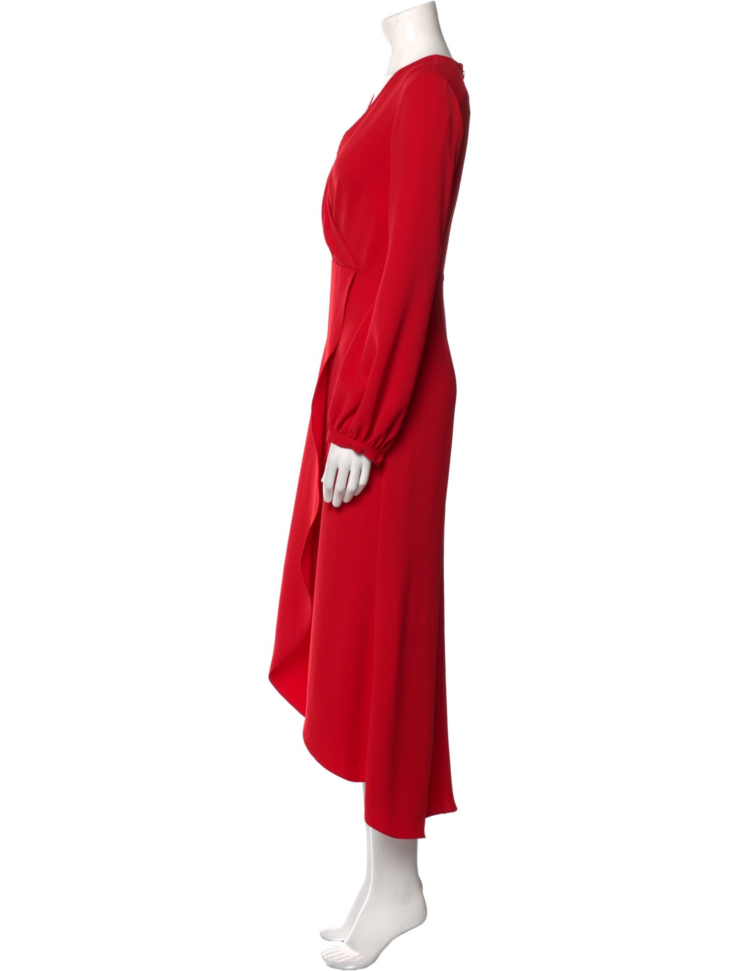 Jay Godfrey V-Neck Long Dress