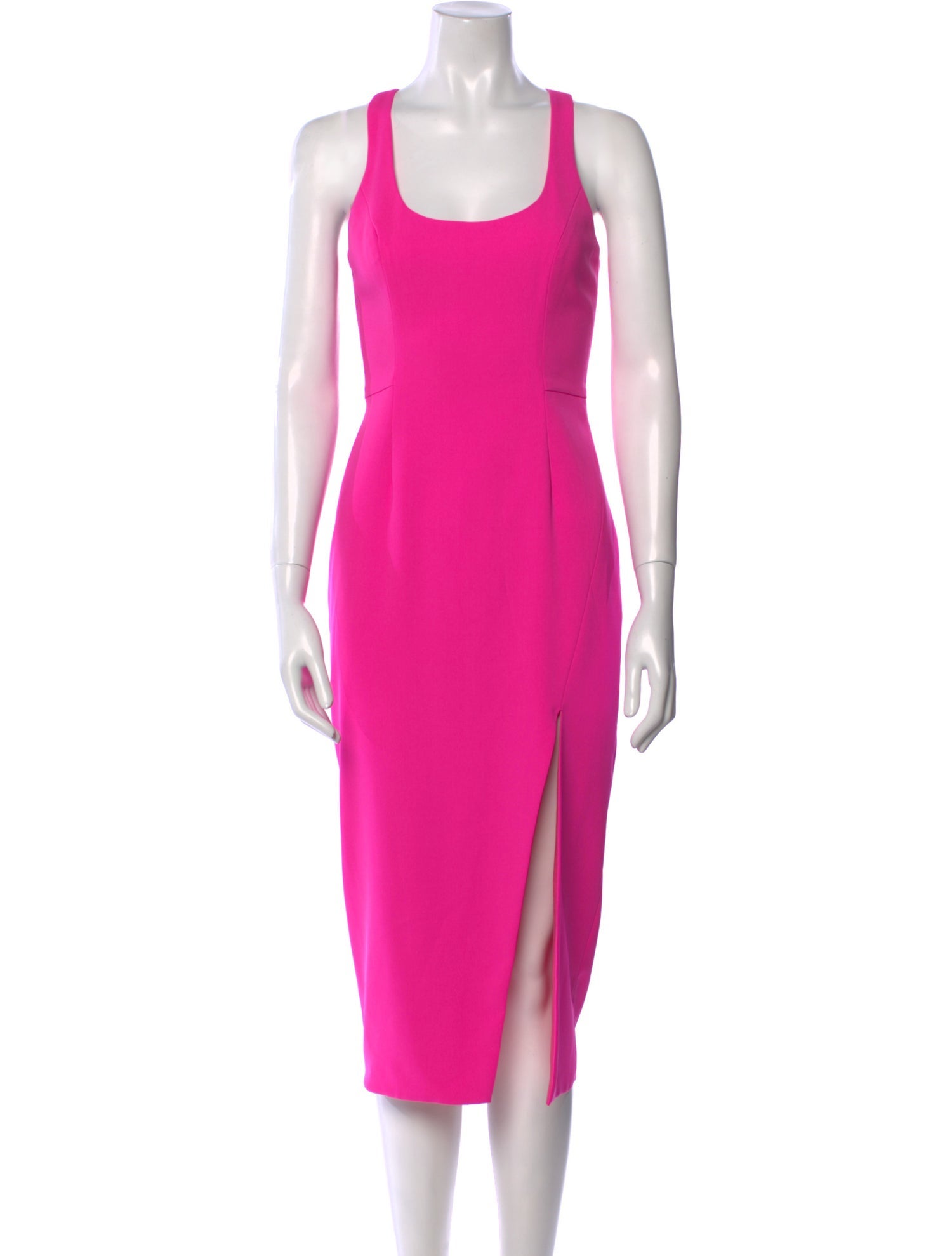 Jay Godfrey Scoop Neck Midi Length Dress