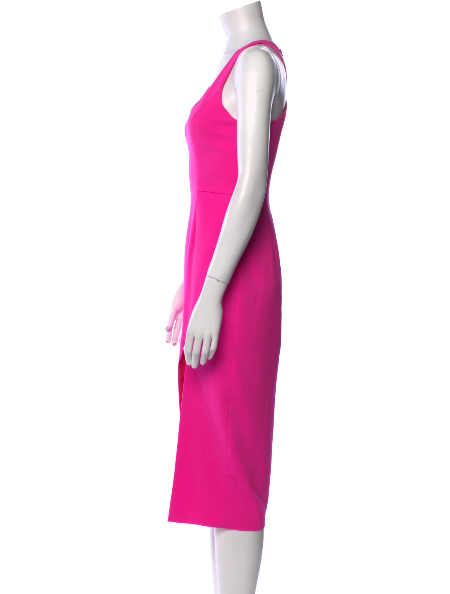 Jay Godfrey Scoop Neck Midi Length Dress