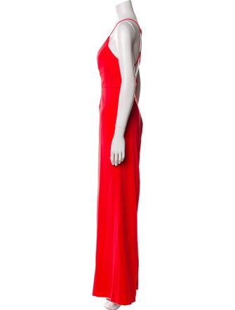 Jay Godfrey V-Neck Jumpsuit