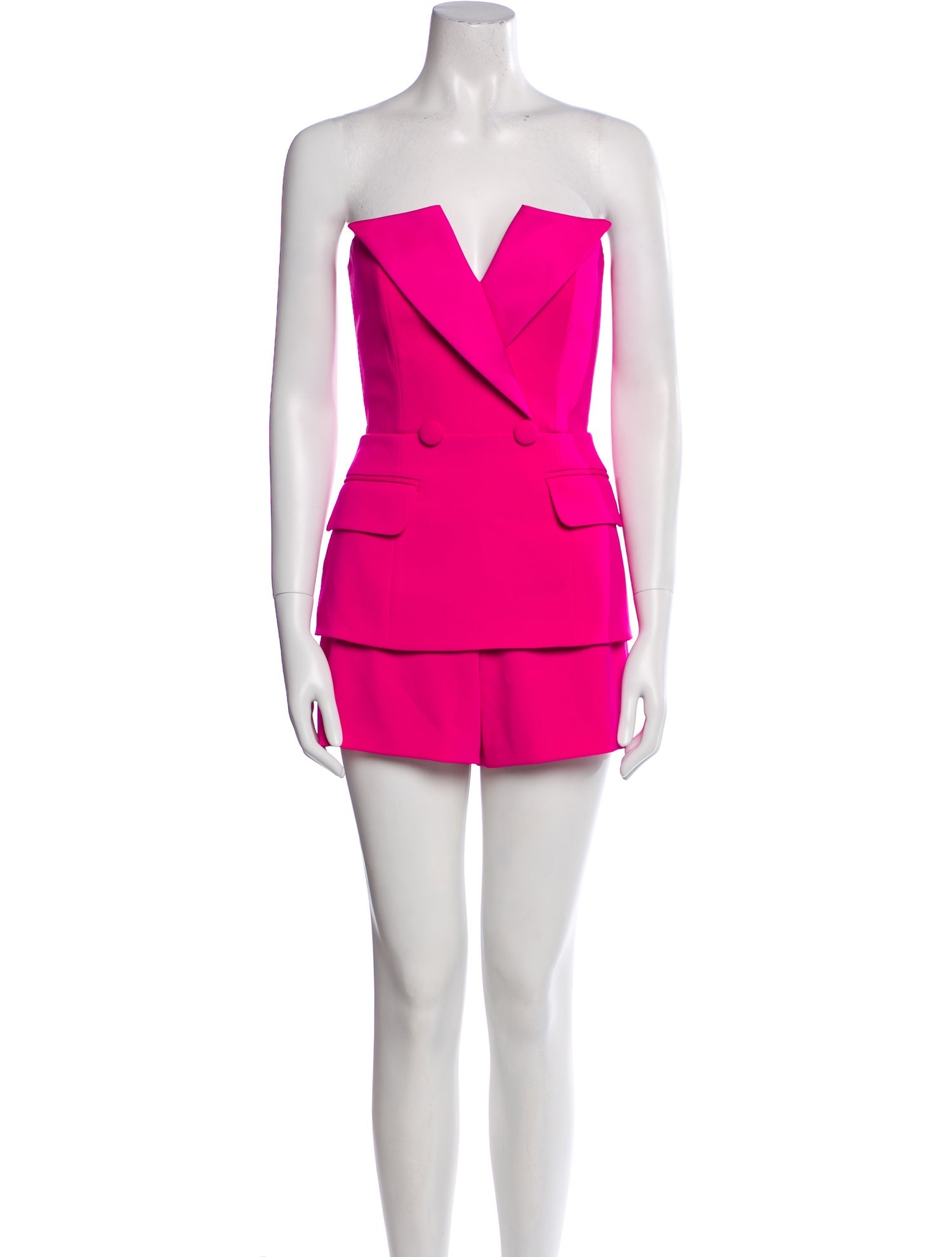 Jay Godfrey Strapless Romper