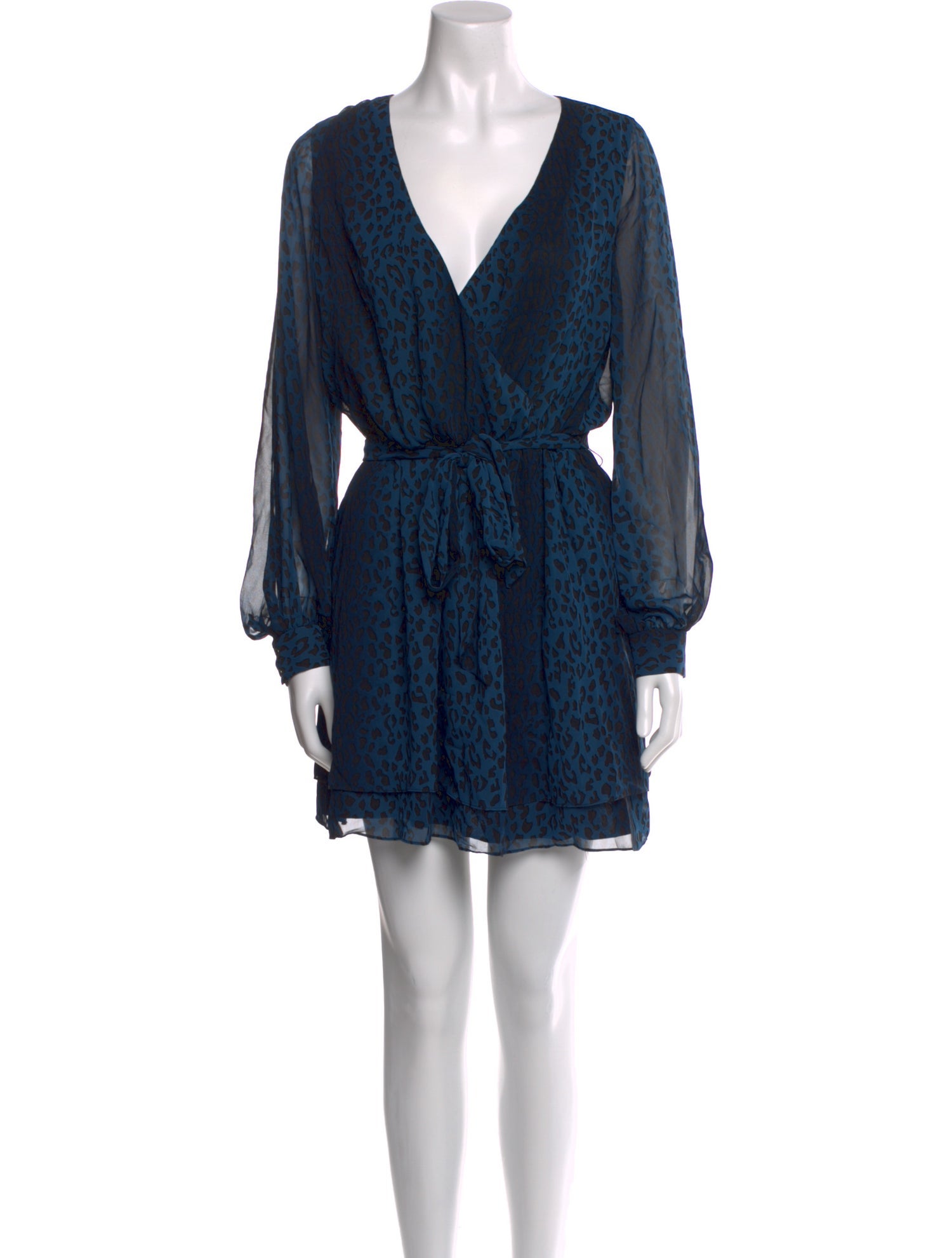 Jay Godfrey Animal Print Mini Dress