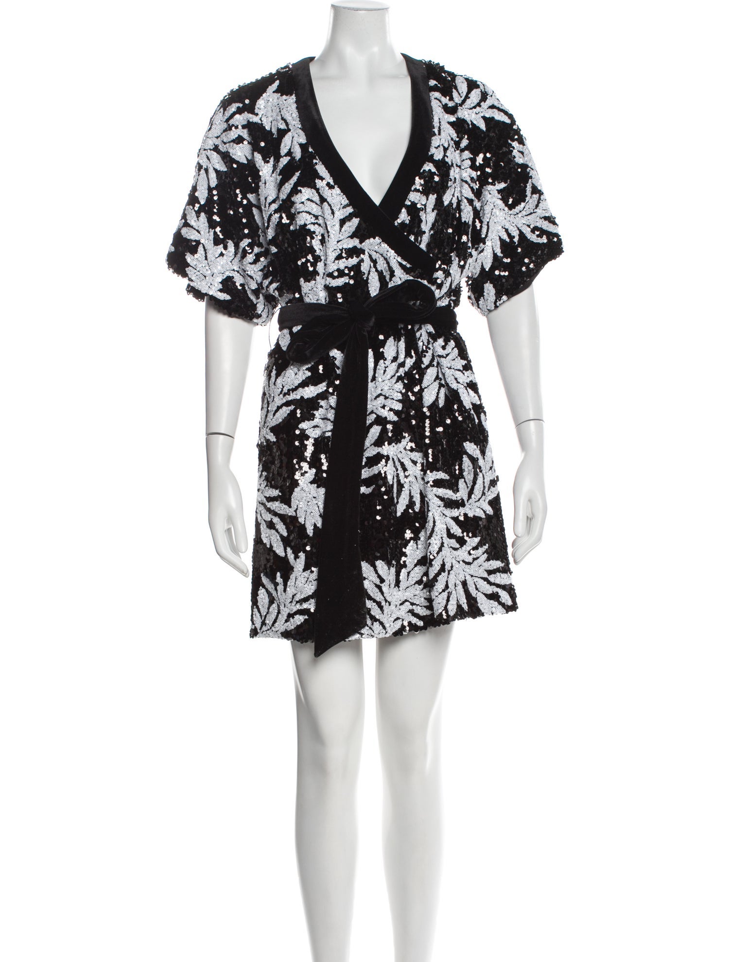 Jay Godfrey Floral Print Mini Dress