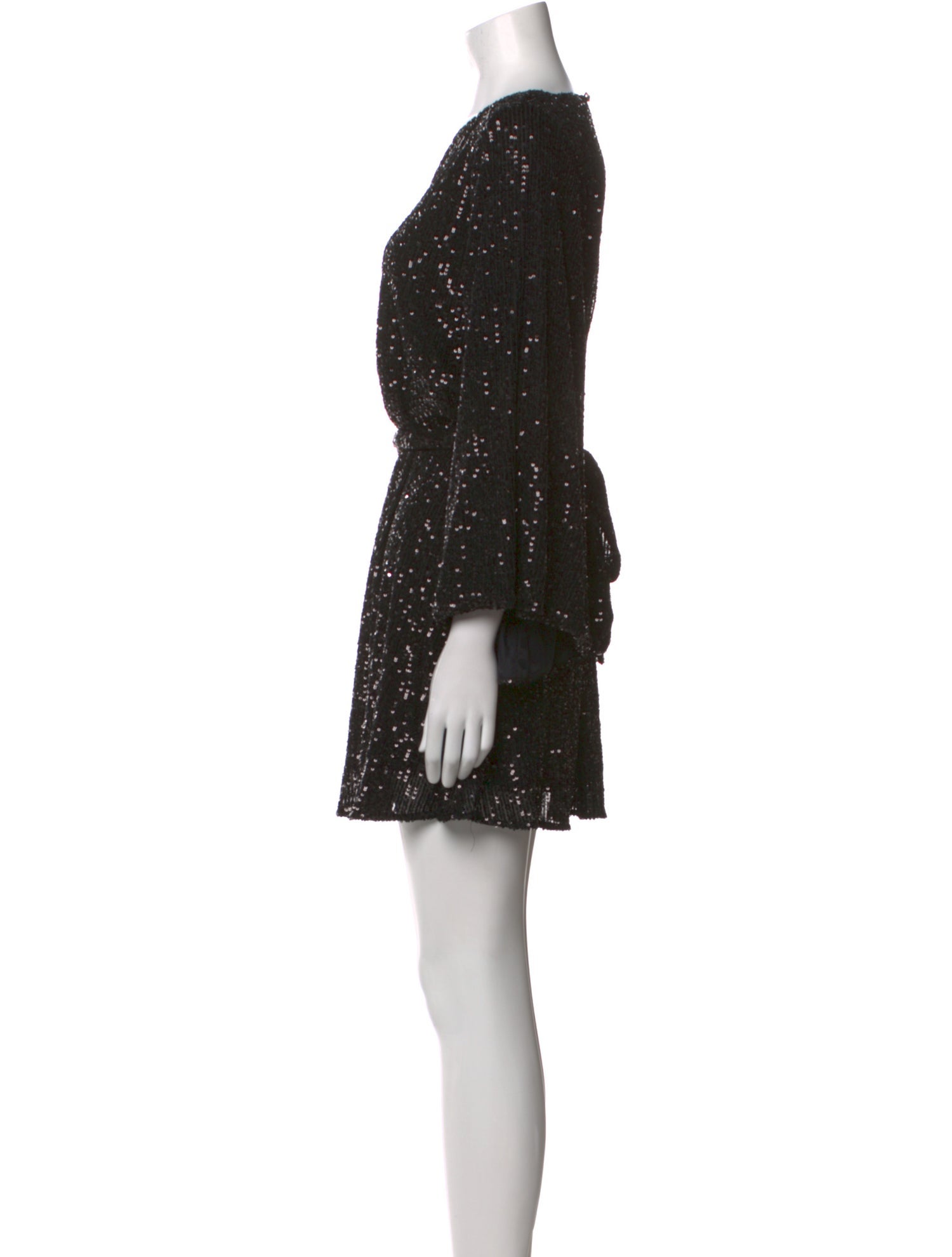 Jay Godfrey Bateau Neckline Mini Dress