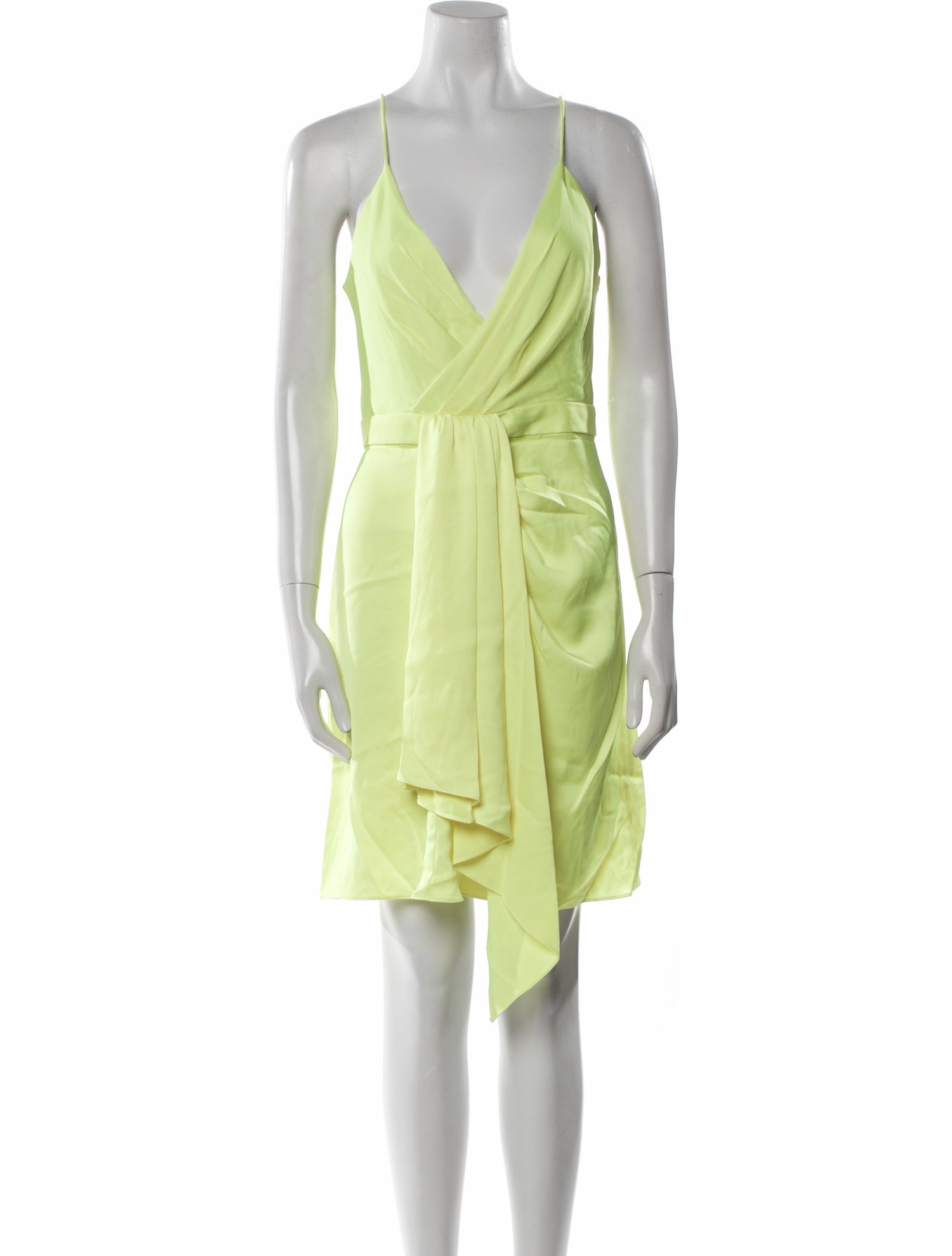 Jay Godfrey V-Neck Knee-Length Dress