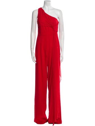 Jay Godfrey One-Shoulder Jumpsuit