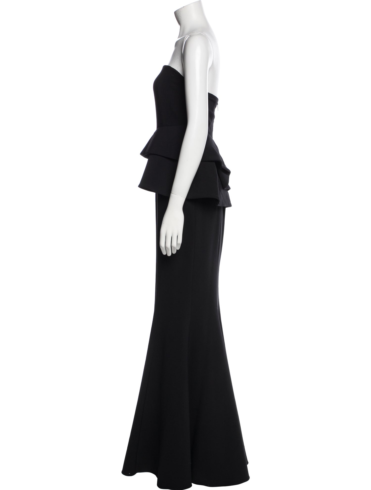 Jay Godfrey Strapless Long Dress