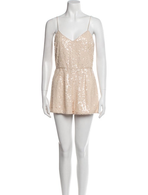 Jay Godfrey V-Neck Romper