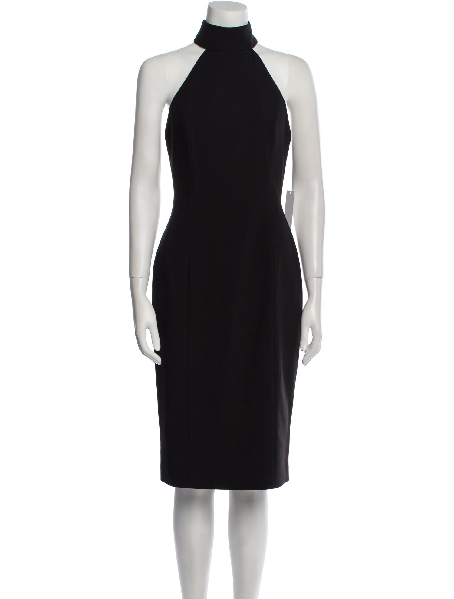 Jay Godfrey Mock Neck Knee-Length Dress