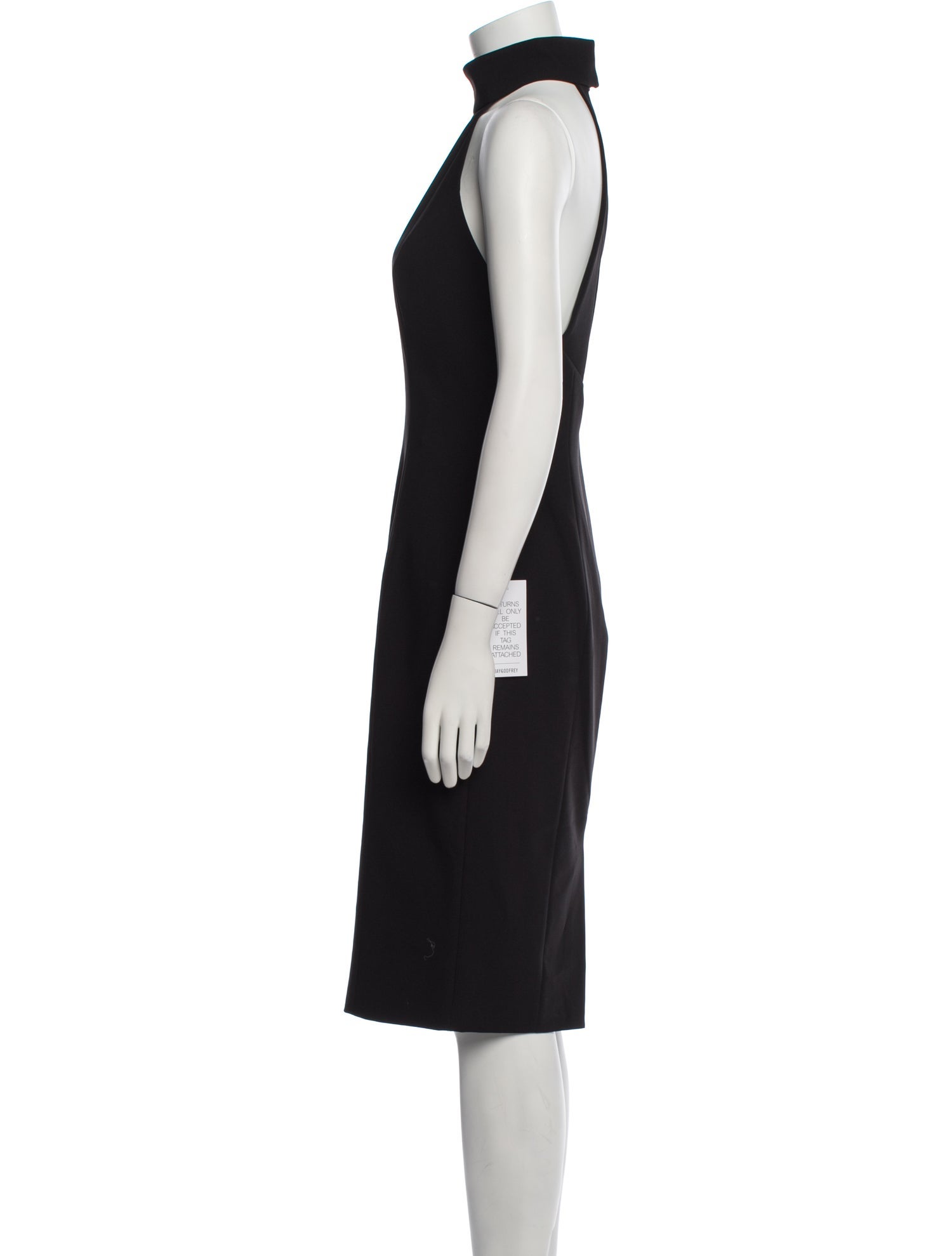 Jay Godfrey Mock Neck Knee-Length Dress