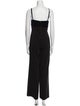 Jay Godfrey Colorblock Pattern Square Neckline Jumpsuit