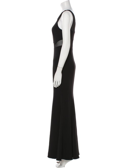 Jay Godfrey V-Neck Long Dress