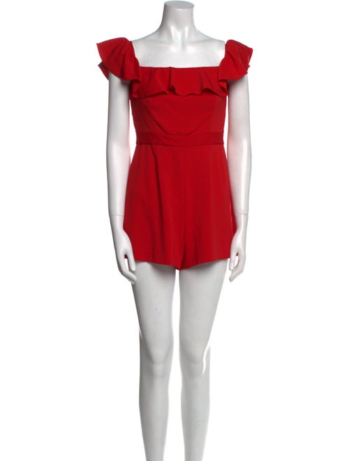 Jay Godfrey Square Neckline Romper