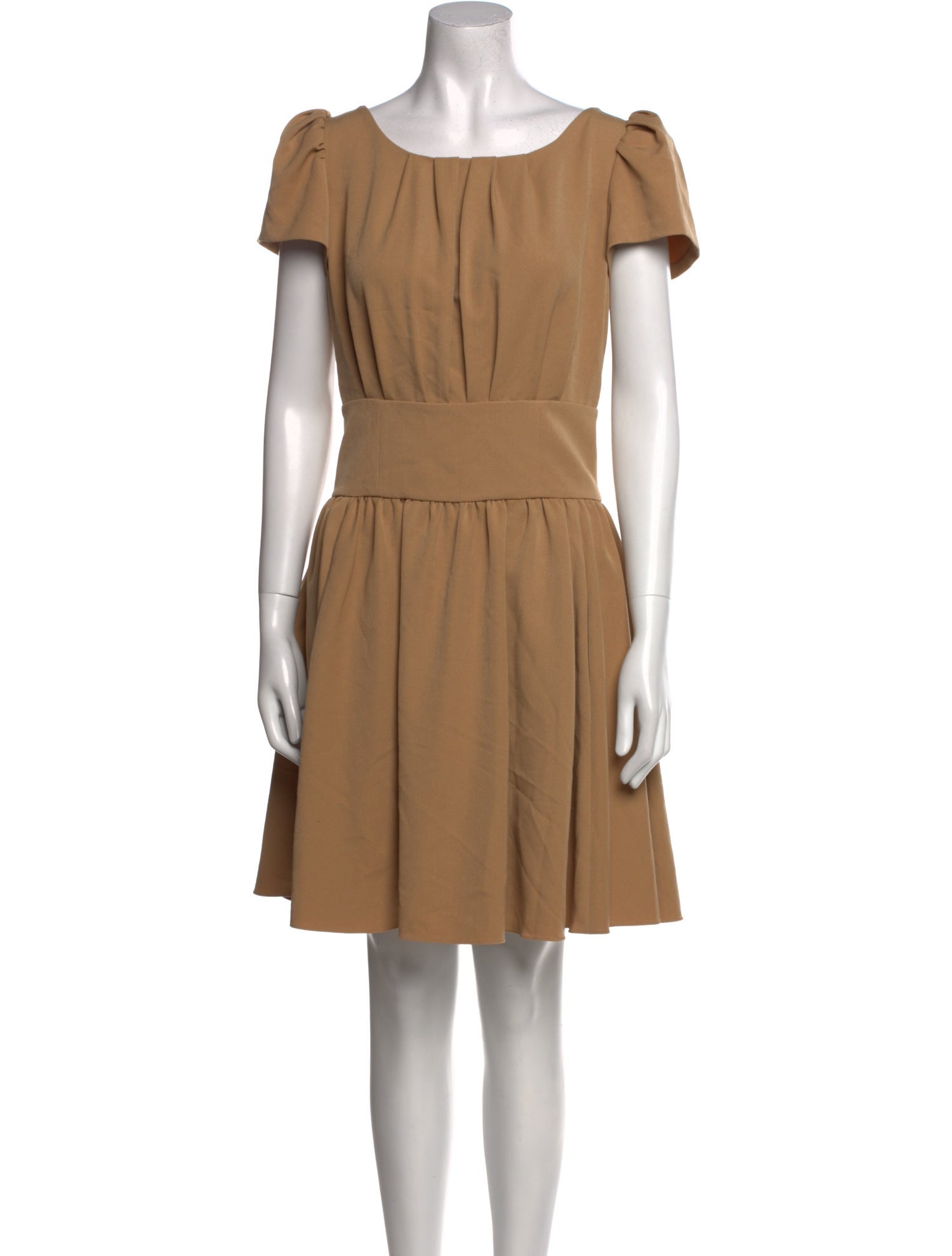 Jay Godfrey Bateau Neckline Mini Dress