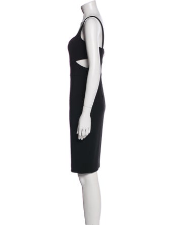 Jay Godfrey V-Neck Knee-Length Dress