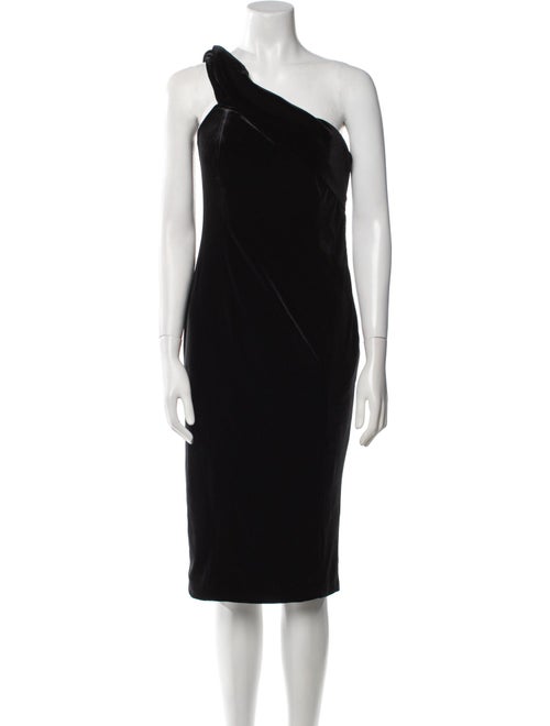 Jay Godfrey One-Shoulder Knee-Length Dress