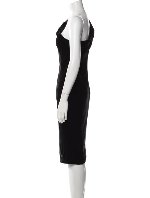 Jay Godfrey One-Shoulder Knee-Length Dress
