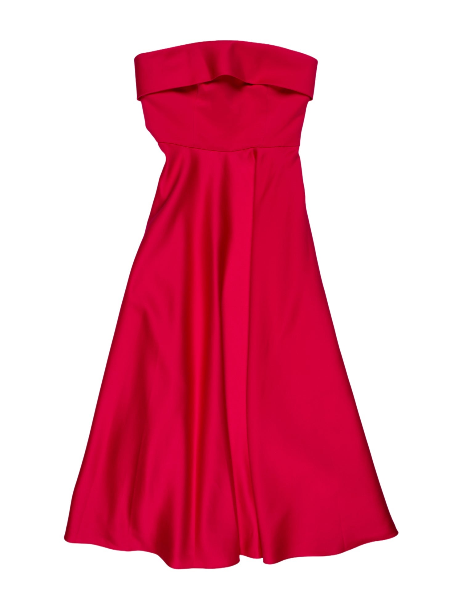 Jay Godfrey Strapless Knee-Length Dress