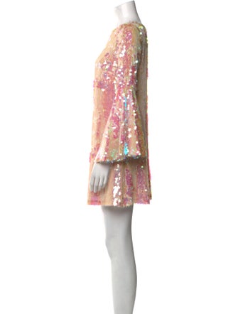 Jay Godfrey Floral Print Mini Dress