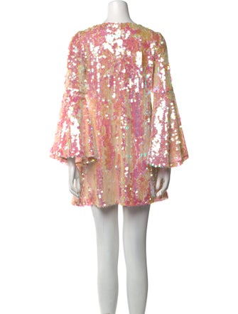 Jay Godfrey Floral Print Mini Dress