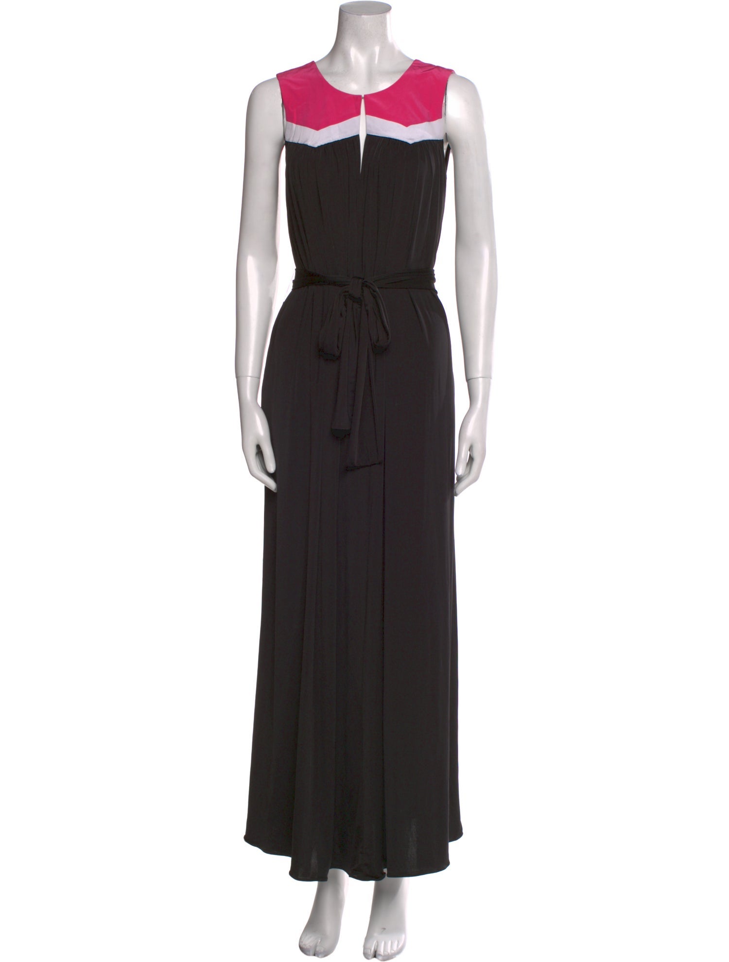 Jay Godfrey Crew Neck Long Dress