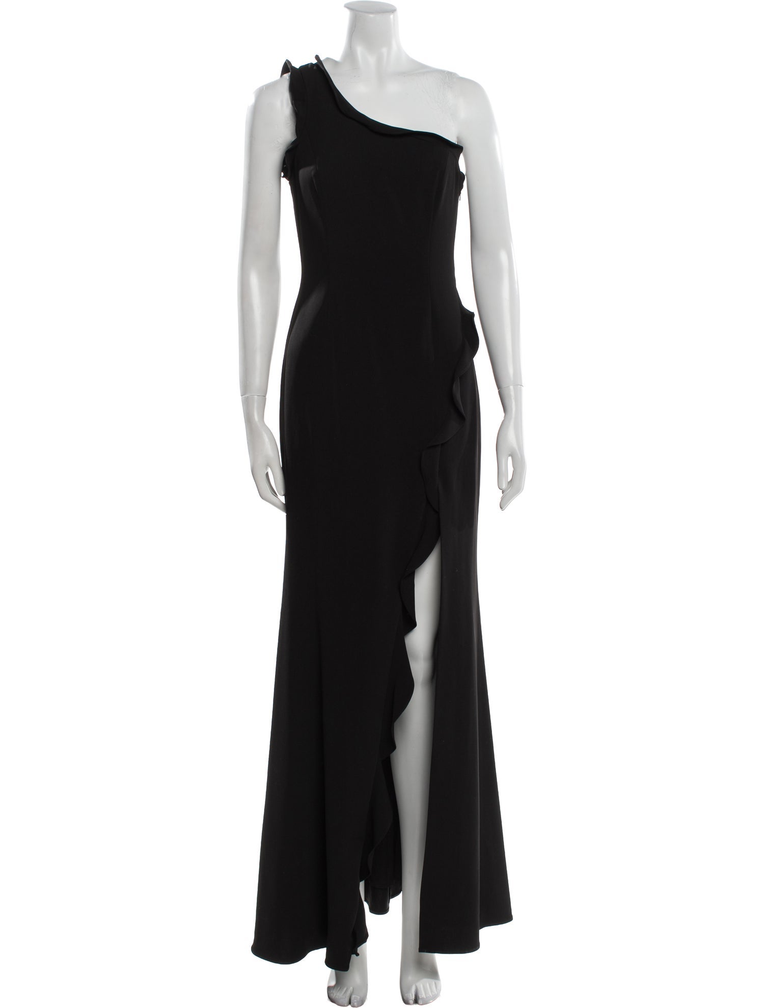 Jay Godfrey One-Shoulder Long Dress