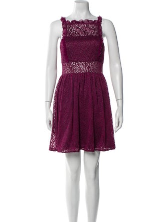 Jay Godfrey Square Neckline Mini Dress