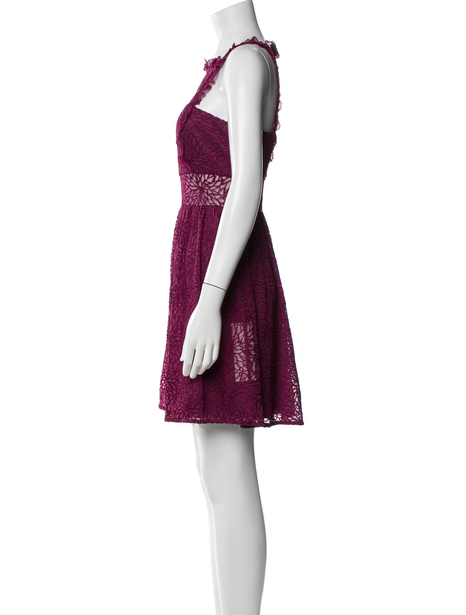 Jay Godfrey Square Neckline Mini Dress