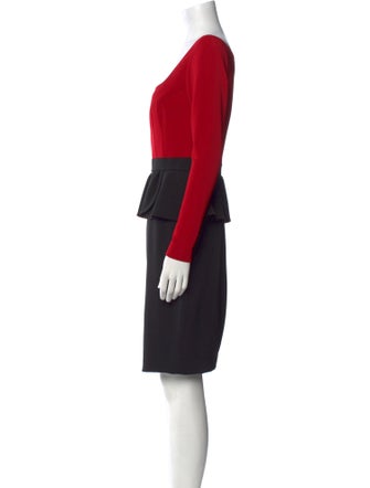 Jay Godfrey Square Neckline Knee-Length Dress