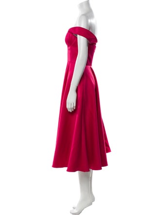 Jay Godfrey Off-The-Shoulder Midi Length Dress