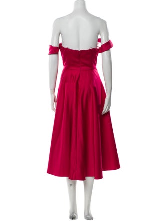 Jay Godfrey Off-The-Shoulder Midi Length Dress