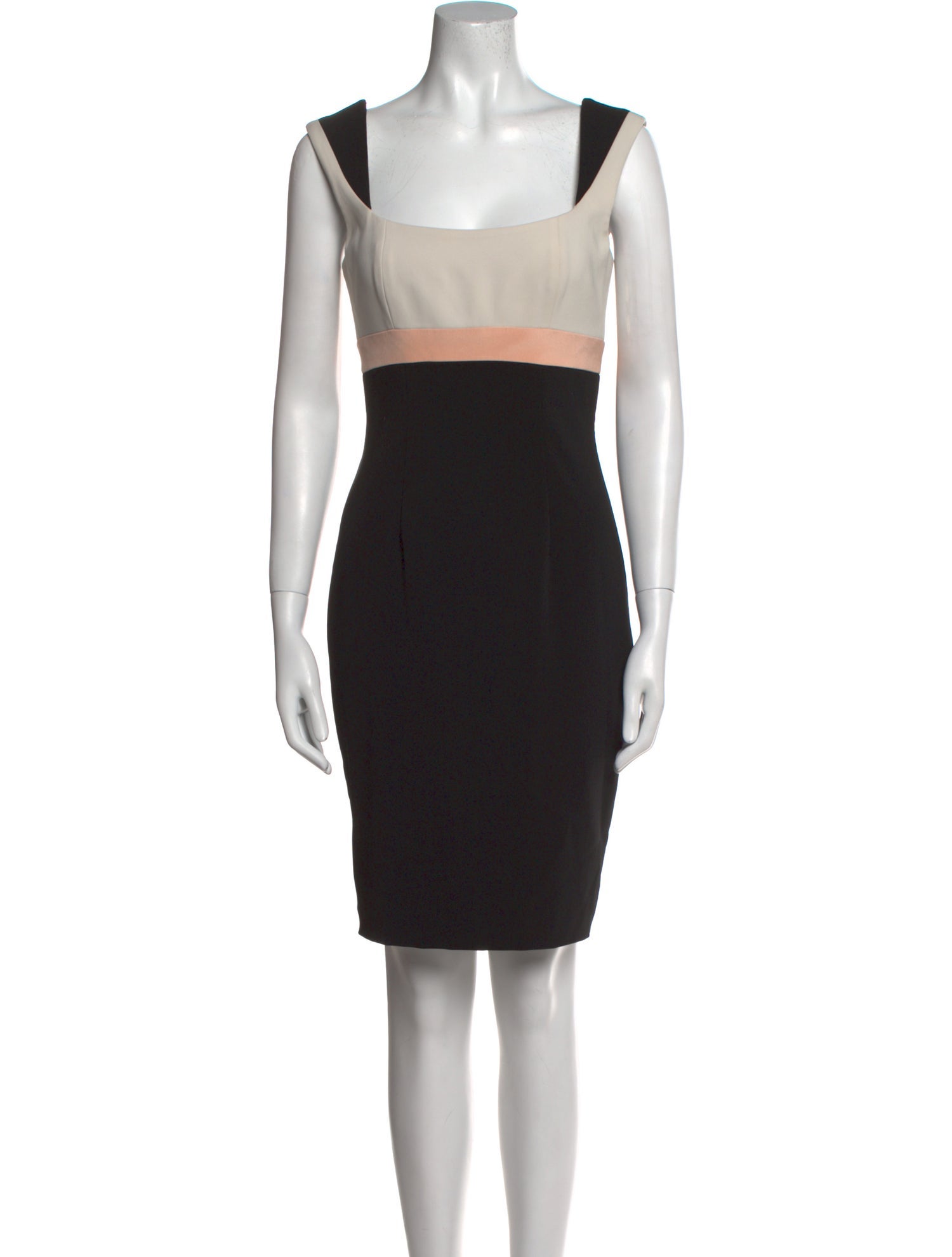 Jay Godfrey Colorblock Pattern Mini Dress