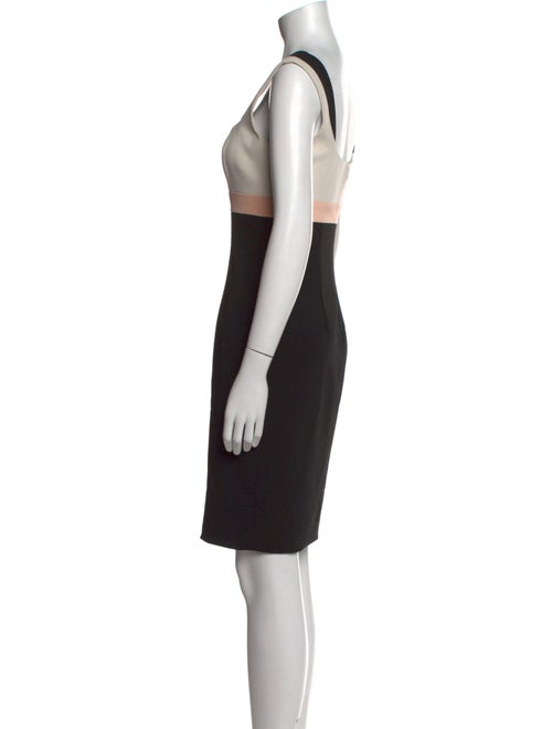 Jay Godfrey Colorblock Pattern Mini Dress