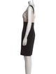 Jay Godfrey Colorblock Pattern Mini Dress