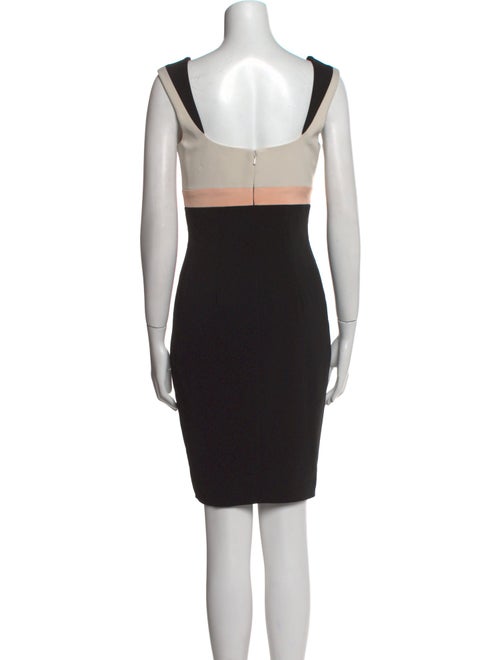 Jay Godfrey Colorblock Pattern Mini Dress