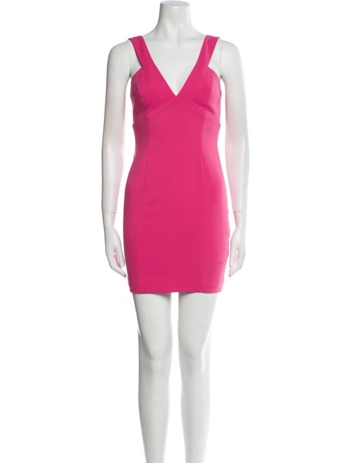 Jay Godfrey V-Neck Mini Dress