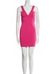 Jay Godfrey V-Neck Mini Dress