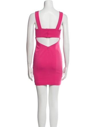 Jay Godfrey V-Neck Mini Dress