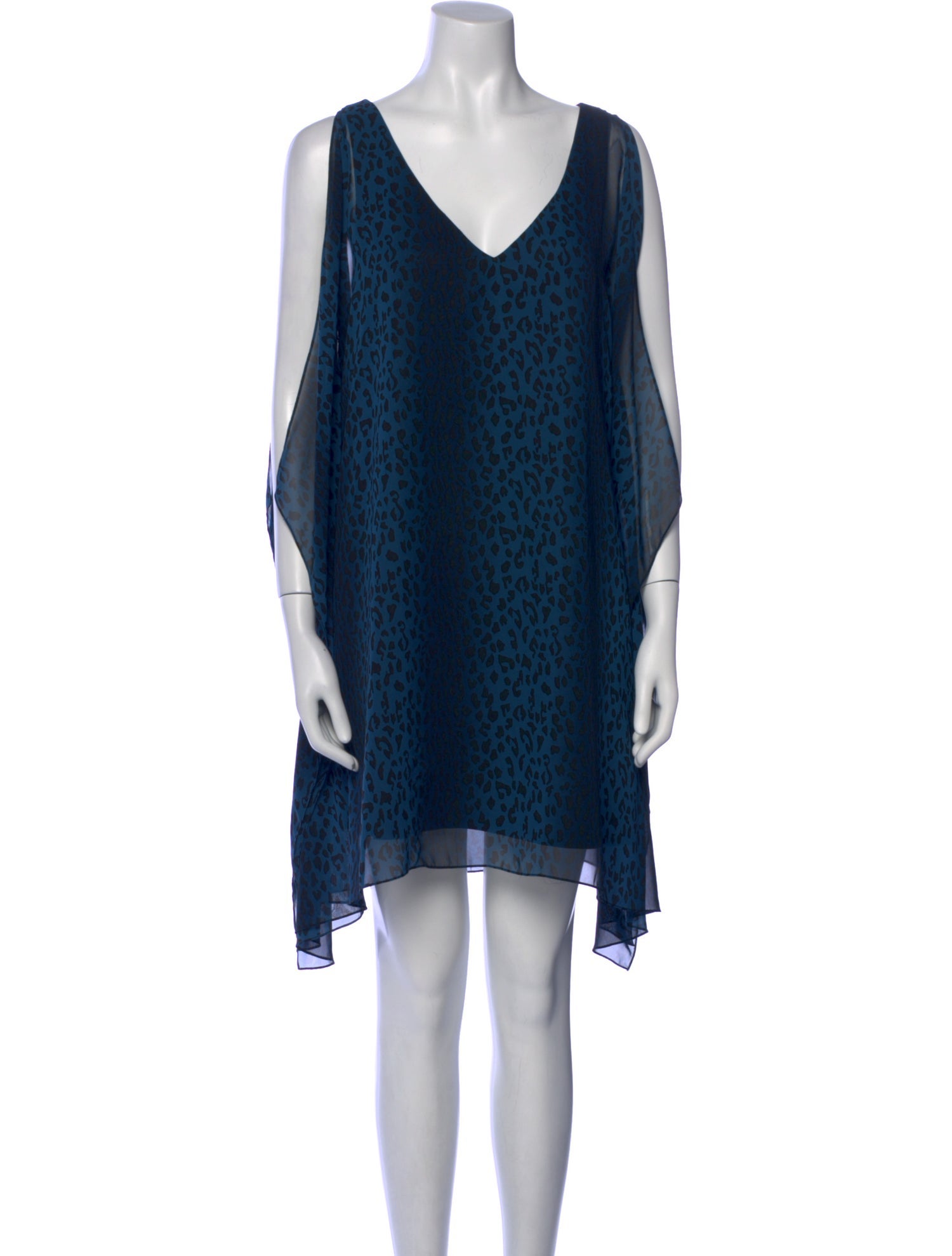 Jay Godfrey Animal Print Mini Dress