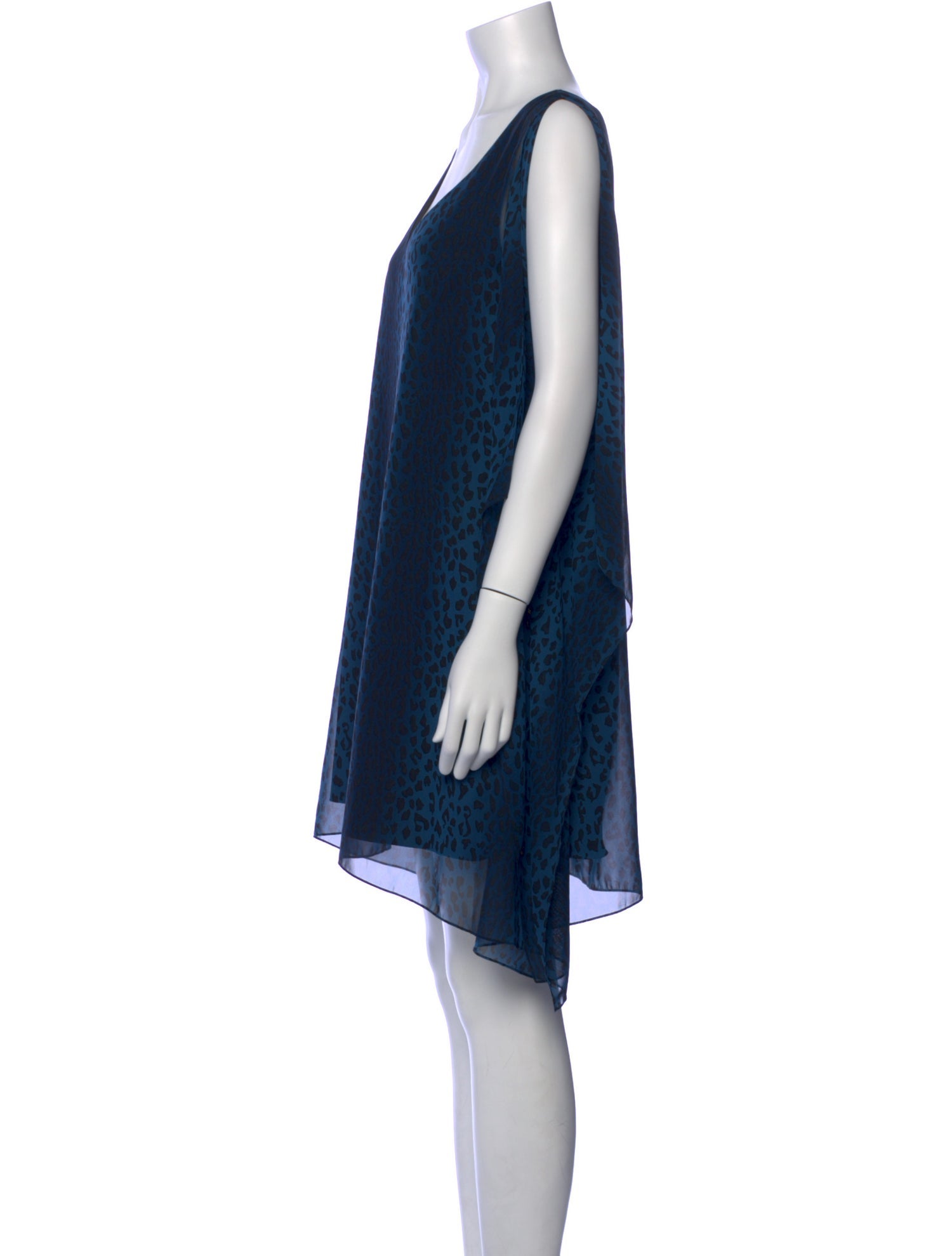 Jay Godfrey Animal Print Mini Dress