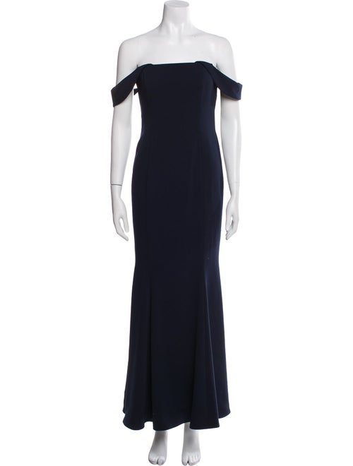 Jay Godfrey Off-The-Shoulder Long Dress