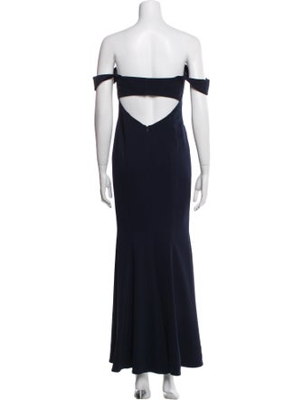 Jay Godfrey Off-The-Shoulder Long Dress