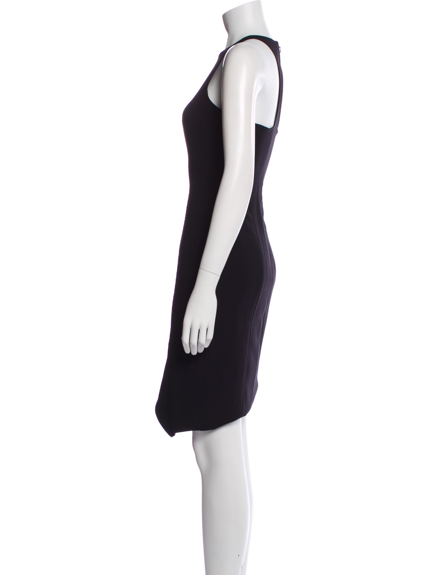 Jay Godfrey Crew Neck Knee-Length Dress