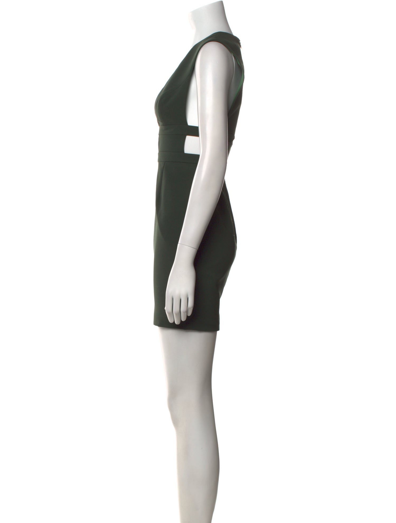 Jay Godfrey V-Neck Mini Dress