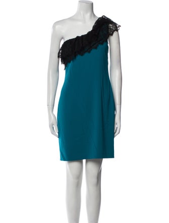 Jay Godfrey One-Shoulder Knee-Length Dress