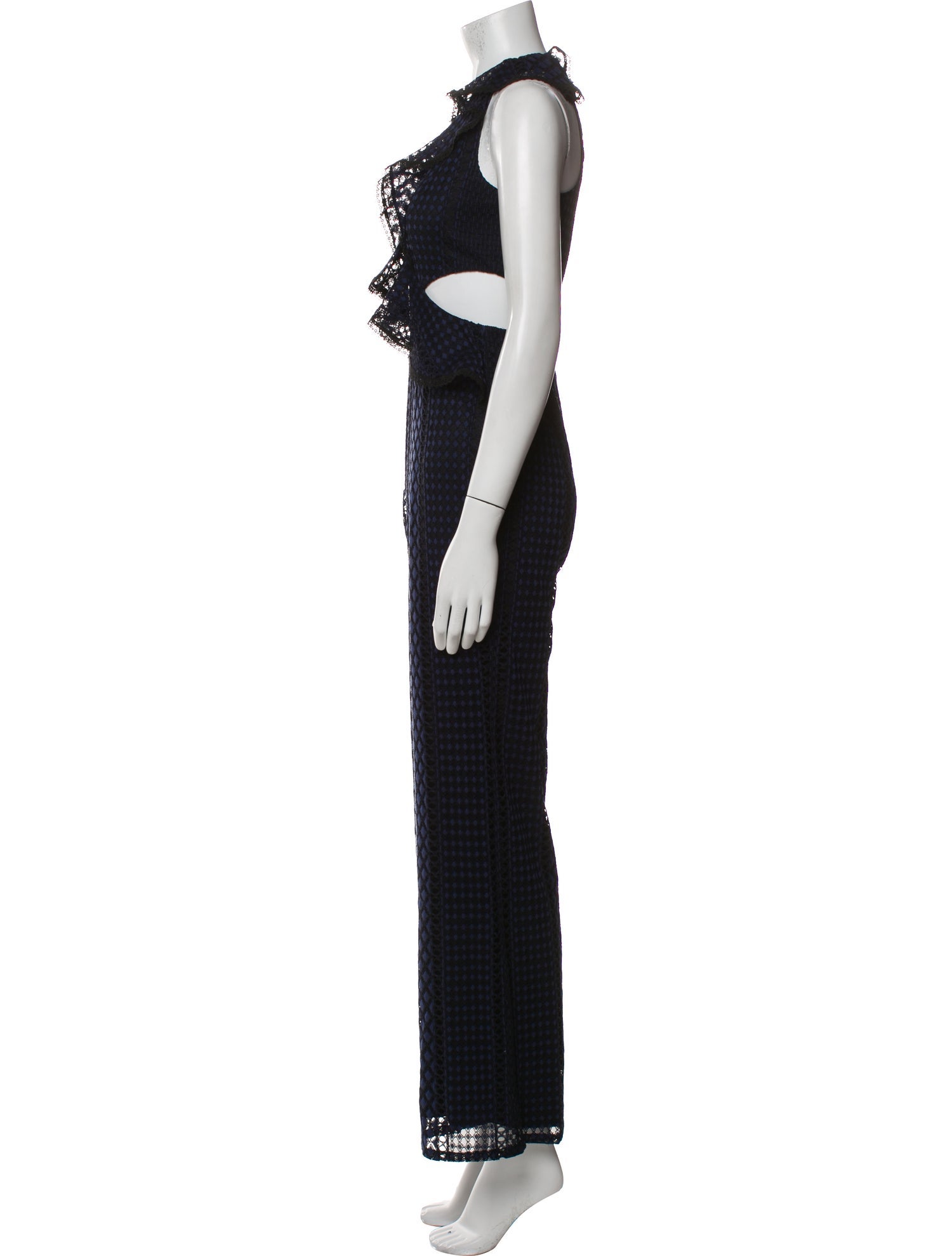 Jay Godfrey V-Neck Jumpsuit