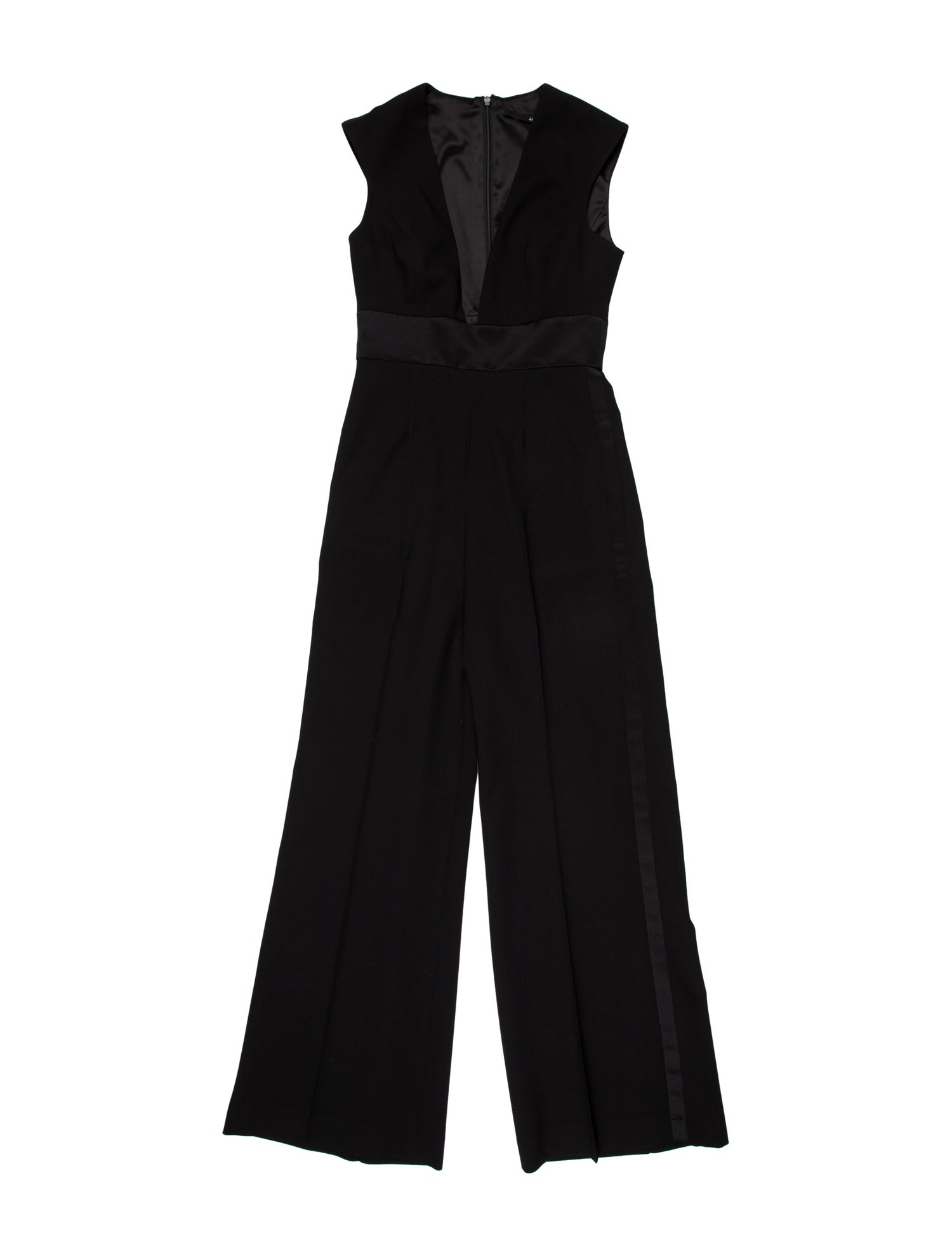 Jay Godfrey Plunge Neckline Jumpsuit